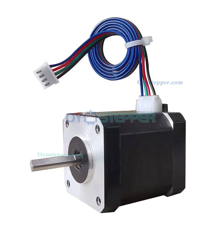 OUKEDA NEMA17 Stepper Motor 1.8 Deg 59Ncm(83.55 oz.in) 2A D-cut for 3D Printer